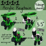 Forsaken Acrylic Key Chain 1x1x1 3.5 inch forsaken keychain