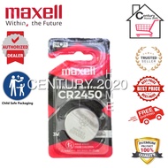 MAXELL CR2450 Lithium Battery Quality Coin Cell Watch Electronic 1pcs