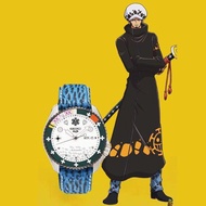 BNIB Seiko 2021 x "ONE PIECE" "TRAFALGAR D. WATER LAW" Seiko 5 Sport Limited Edition 1000 Pieces SRPG99 SRPG99K1 White Dial Leather Strap Men Watch (Preorder)