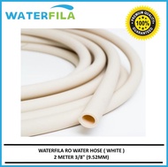 WATERFILA RO WATER HOSE WATER FILTER WATER DISPENSER 3/8 WHITE HOSE (2 METER)