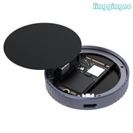 RR 10Gbps Magnetic 2230 NVMe SSD Enclosure Lightweight Aluminum SSD Case Fast Data Transfer USB Type