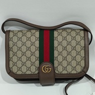 GUCCI古馳ophidia三層風琴包二合一斜挎包