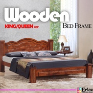 🔥FREE SHIPPING🔥 Erica 2287 Solid Wooden Bedframe/ Queen Size/ King Size/ Katil Kayu/ High Quality