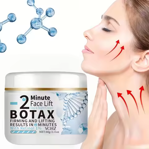 Botax 2-Minute Facial Lifting Day and Night Cream, Containing Acids and Peptides - 60g Fast-Acting M