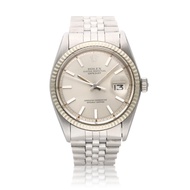 Rolex Datejust Reference 1601, a white gold and stainless steel automatic wristwatch with date, Circa 1976