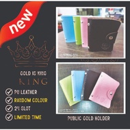PUBLIC GOLD CARD HOLDER - (Random Colour)