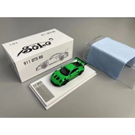 Solo 1/64 Porsche 911 992 GTS RS Lizard Green. Mini GT Tarmac Works Inno64