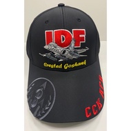 [I Love Air Force] Made in Taiwan Air Force Cap IDF Cap Triple Baseball Cap Black C3-146