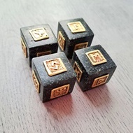 维京符文套装手工天然石符文dices占卜算命