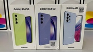 🌟全新平賣🌟 Samsung Galaxy A54 / A53 5G 256 GB 紫色/青色/藍色 智能手機📱 原廠原裝配件全齊