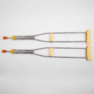 Wanying Crutches Double Crutches Hand Crutches Underarm Crutches, Stainless Steel Crutches Underarm