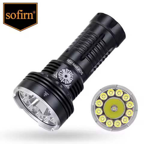 Sofirn IF30 LUMINUS SFT40 LED Flashlight Powerful 12000lm 32650 Battery Lanterna USB C Rechargeable 