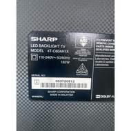 Sharp led tv 4T-C60AH1X MAIN BOARD & POWER BOARD  60 INCI SMART LED TV