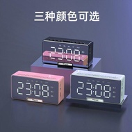 ☸Jam penggera pintar pelajar bilik tidur di sebelah katil jam elektronik mengecas jam cermin audio m