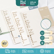 Deli Deli Deli | Loose Leaf Nusign Refill Notebook | A5 & B5 | 50 Sheets | NS31X