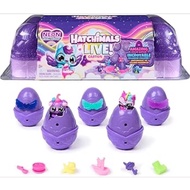 Hatchimals Alive Neon Rainbow Egg Box Play Set with 5 Self-Hatching Eggs and 11 Accessories