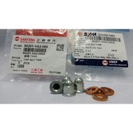 100% ORIGINAL SYM BONUS EX5 WAVE100 NUT HEAD 0 90201-VA2-0002 CYLINDER HEAD SCREW SKRU BONUS110 EBON