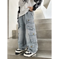 Boys' Faded Jeans With Side Pockets