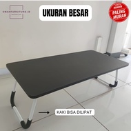 Omahfurniture.id Minimalist Aesthetic Folding Study Table 120x50 120x40 100x50 100x40 80x50 80x40 60