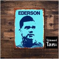 Ederson Metal Poster Wall-Mounted Iron Sign Room Decoration Shop Home Beautiful Cool