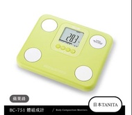 日版 Tanita BC-751 無印良品 脂肪磅  體脂磅 電子磅 innerscan Body Composition Scale