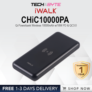 iWALK CHiC10000PA - Qi Powerbank Wireless 10000mAh w/18W PD &amp; QC3.0