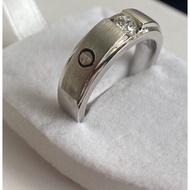 White Gold 750 Diamond Ring / Cincin Emas Putih 750 Berlian