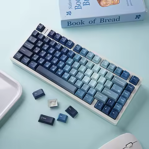 Korean Keycap French Azerty Russian Spanish 130Key Cherry PBT MX Mechanical Keyboard Japanese KR/JP/