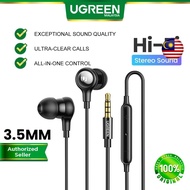 UGREEN Hi-tune Earphone Headphone Stereo DAC Type C 3.5MM Lightning Audio Jack MFi Certified In Ear Aux with Microphone Volume Control Noise Isolation for Samsung Xiaomi Poco iPhone Macbook Laptop Smartphone Oppo PC iPad Air Pro