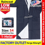 Yellow Adult Raincoat Kuning Baju Hujan 黄色厚装雨衣 #8711 #9036