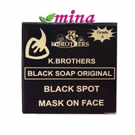 12pcs K BROTHERS Sabun USA Hitam | Soap Original HQ Thailand Black Spot Mask On Face New Design