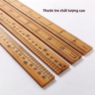 Bamboo ruler, 1m teaching ruler, wooden ruler, market ruler, support for teachers and students