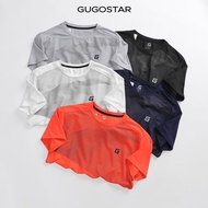 TEZ G59 Gugostar Men's T-shirt, Cool Polyester Sports Fabric, Good Elasticity