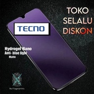 Screen PROTECTOR HYDROGEL BLUE MATTE TECNO SPARK 7 8 PRO 8P 9 10C 10 PRO GO 2023 POWER 2 CAMON 20 PR