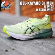 [2E/ 4E] Asics รุ่น Gel Kayano 31 wide & extra wide 1011B869 300 สี เหลืองมัชฉะ FFblast+ ขายแต่ของเเ