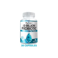 Probiotic Supplement - 10 Unique Strains + Organic Prebiotics - Designed for Overall Digestive Health Gut Health Occasional Constipation Gas &amp; Bloating - 120 Vegetarian Capsules