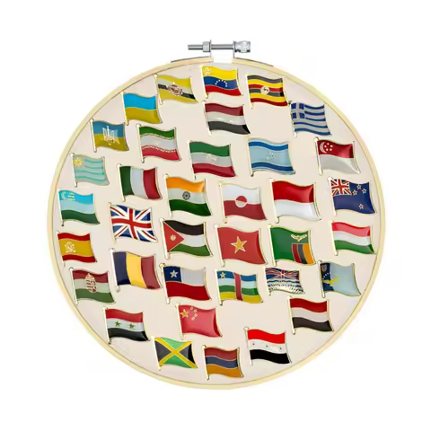 Venezuela Brunei Uganda Ukraine Uruguay Spain Greece Singapore New Zealand Hungary Flag Badge flag l