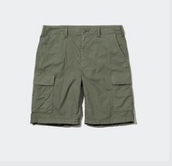 Uniqlo工裝短褲 橄欖綠