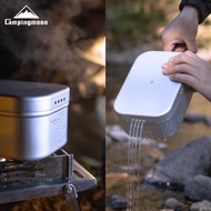 Campingmoon H-1609 Outdoor Products Hard Alumina Portable Lunch Box Open Flame Heating Picnic Campin
