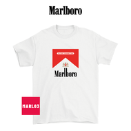 Unique Trendy Marlboros Vintage Style - Short-Sleeved Brand Logo Printing T-shirt Adult Cotton Custo