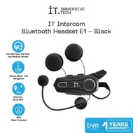 Intercom IT E1 BLUETOOTH HELMET FOR FULLFACE AND HALFFACE