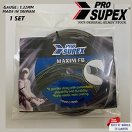 Pro Supex MAXIM FB SETS 1.32 mm GUT-LIKE string playability durability nano elastic resin coating