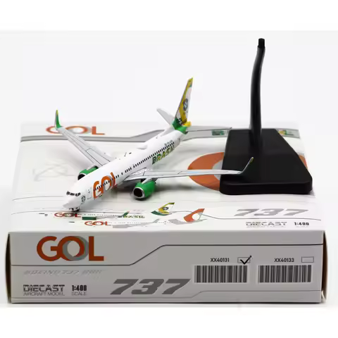 XX40131 Alloy Collectible Plane Gift JC Wings 1:400 GOL Linhas Aereas Boeing B737-800 Diecast Aircra