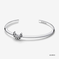 Hot 2023 Pandora Sparkling Crescent Moon Open Bangle Women Fashion Bangle Bracelets 592789C01