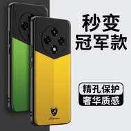 Casing Oppo Reno 12 F Reno 12f Case Phone Case Leather Carbon Lamborchini