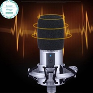GentleHappy 1PC AT2020 Mic Windscreen Cover,Windproof Foam  Filter for Audio Technica ATR2500 AT2035