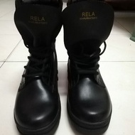 Spike boot tactical kulit kraf