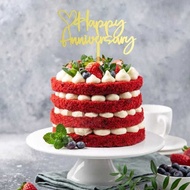 Acrylic Cake Decoration Happy anniversary Happy Birthday Topper/ Happy Birthday Gift Topper