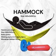 Single Hammock 145x245cm outdoor hanging swing hammock outdoor heavy duty