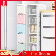 IKEA Plastic Kitchen Gap Storage Cabinet Drawer Bathroom Cabinet Narrow Organizer Storage Cabinet